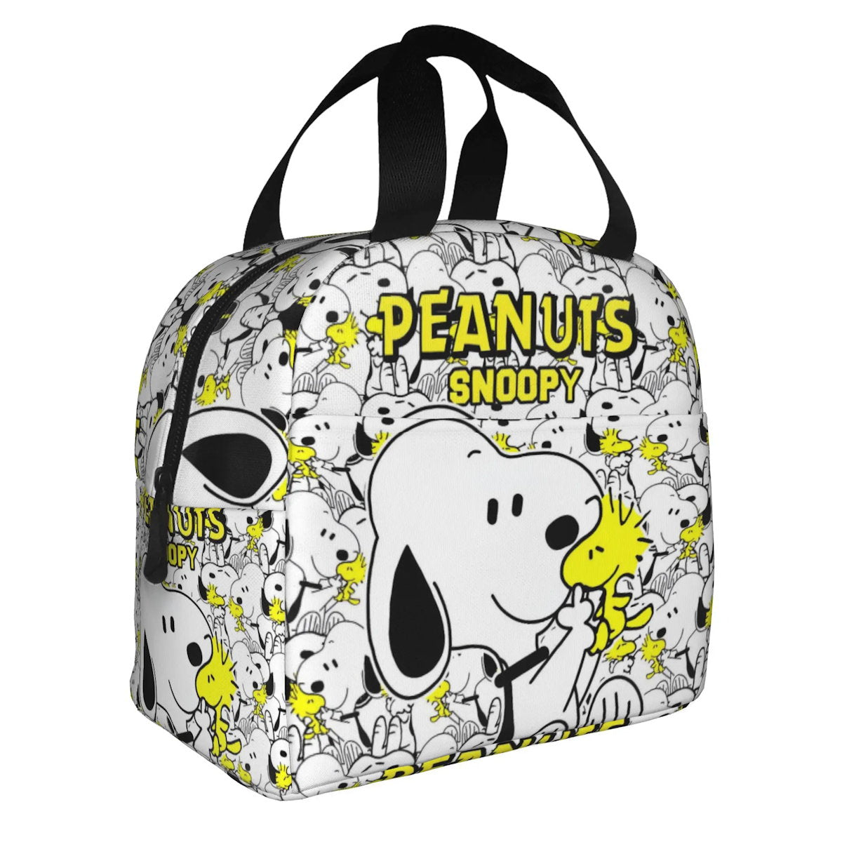 White Snoopy Lunch Bag Tote Large Capacity Lunch Bag - ChildAngle