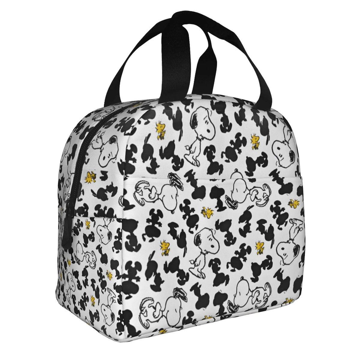 White Snoopy Lunch Bag Tote Large Capacity Lunch Bag - ChildAngle