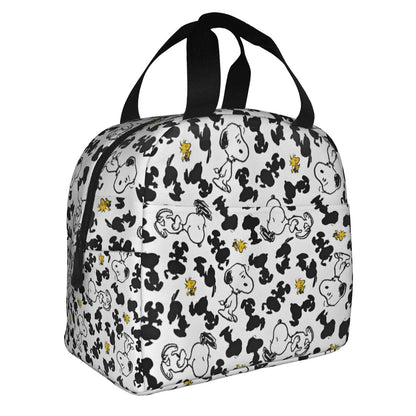 White Snoopy Lunch Bag Tote Large Capacity Lunch Bag - ChildAngle
