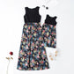 Mommy and Me Matching Dress Floral Tank Top Maxi Dress for Mom and Daughter - ChildAngle