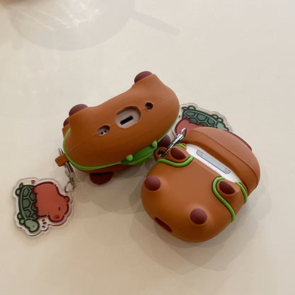 AirPods Pro 3 AirPods 4 Capybara AirPods Case - ChildAngle