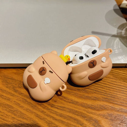 AirPods Pro 3 AirPods 4 Capybara AirPods Case - ChildAngle