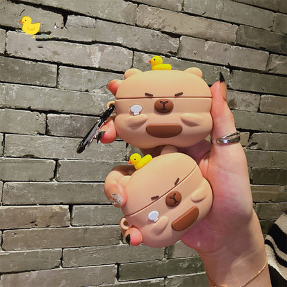 AirPods Pro 3 AirPods 4 Capybara AirPods Case - ChildAngle
