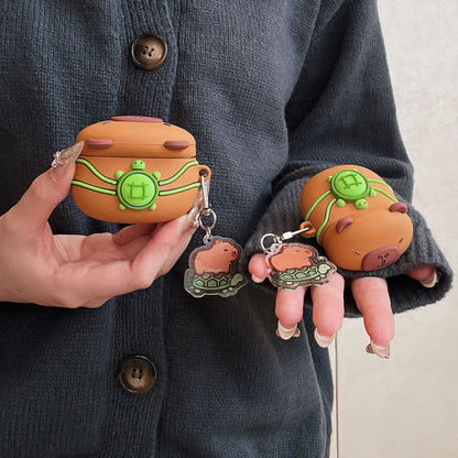 AirPods Pro 3 AirPods 4 Capybara AirPods Case - ChildAngle