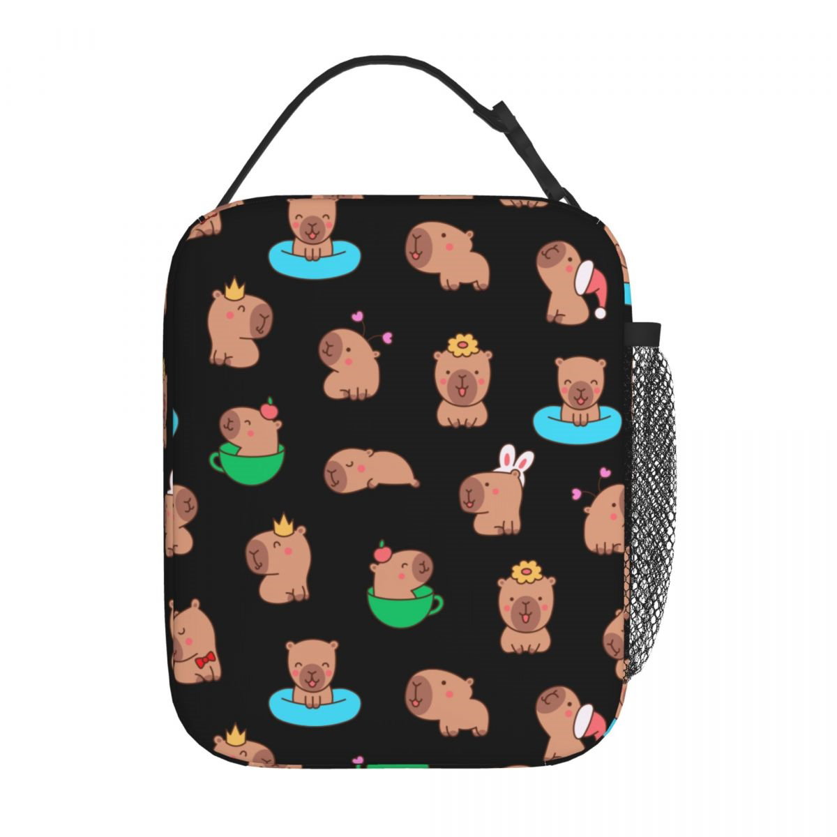 Capybara Lunch Bag Insulated Portable Lunch Tote - ChildAngle