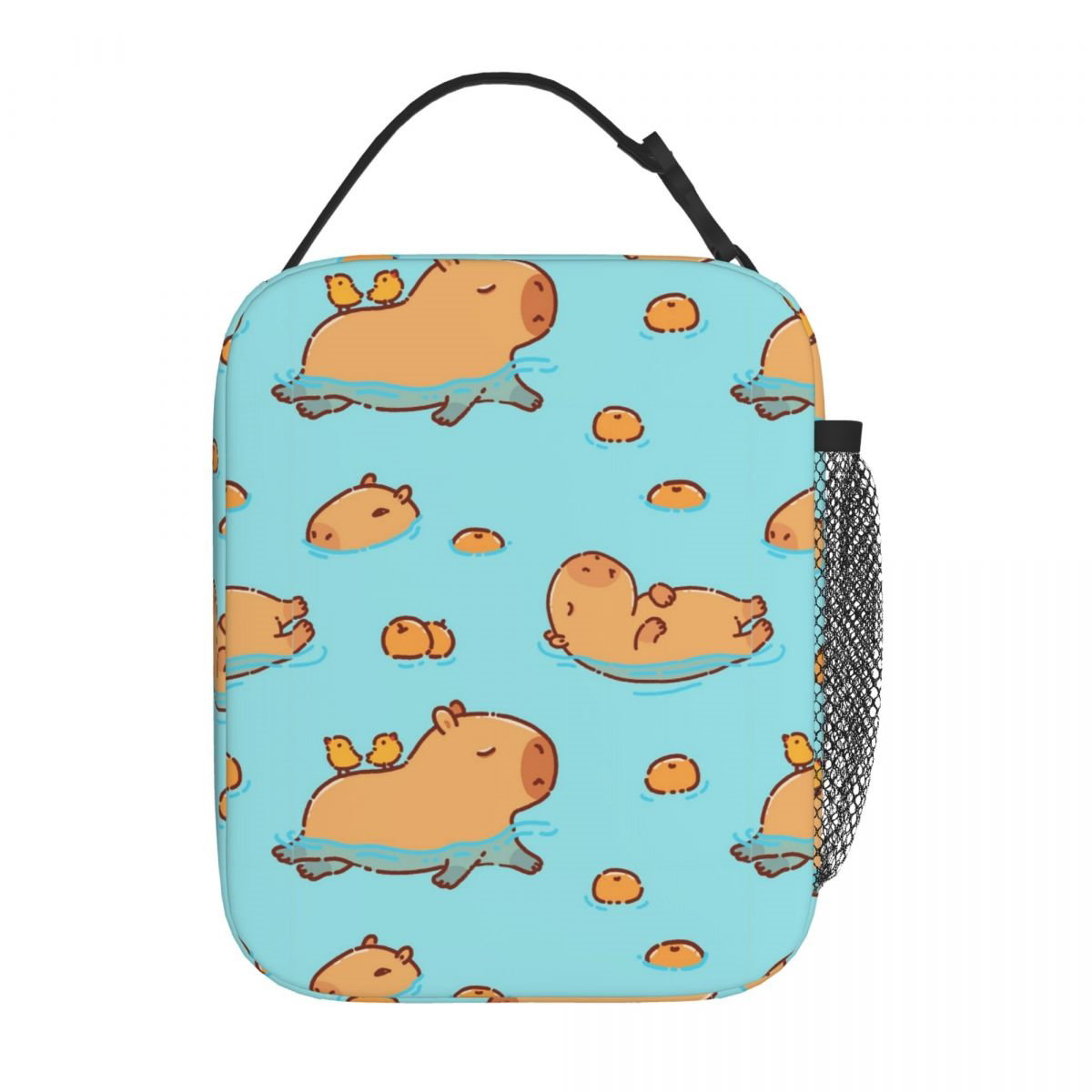 Capybara Lunch Bag Insulated Portable Lunch Tote - ChildAngle