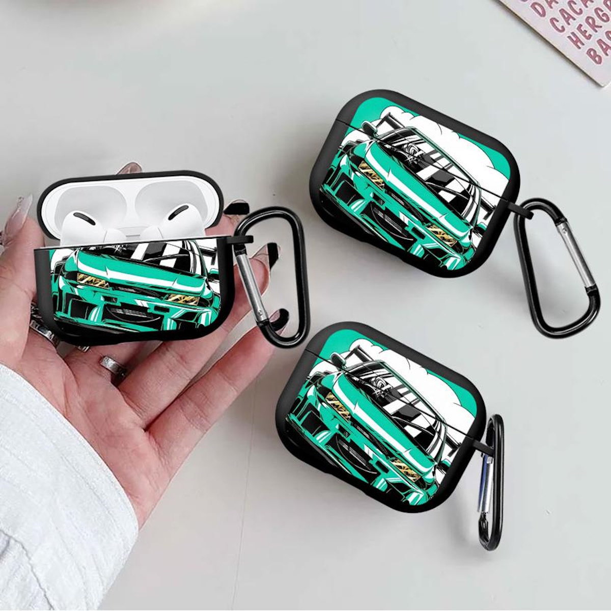 Audi branded airpod cases Racing Car AirPods Case - ChildAngle Car AirPods Case