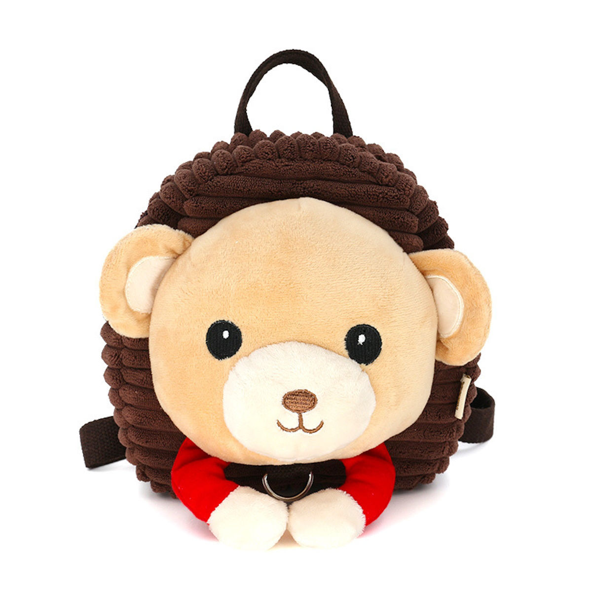 Cartoon 3D Plush Animal Kindergarten Backpack Toddlers Preschool Backpack with Leash - ChildAngle