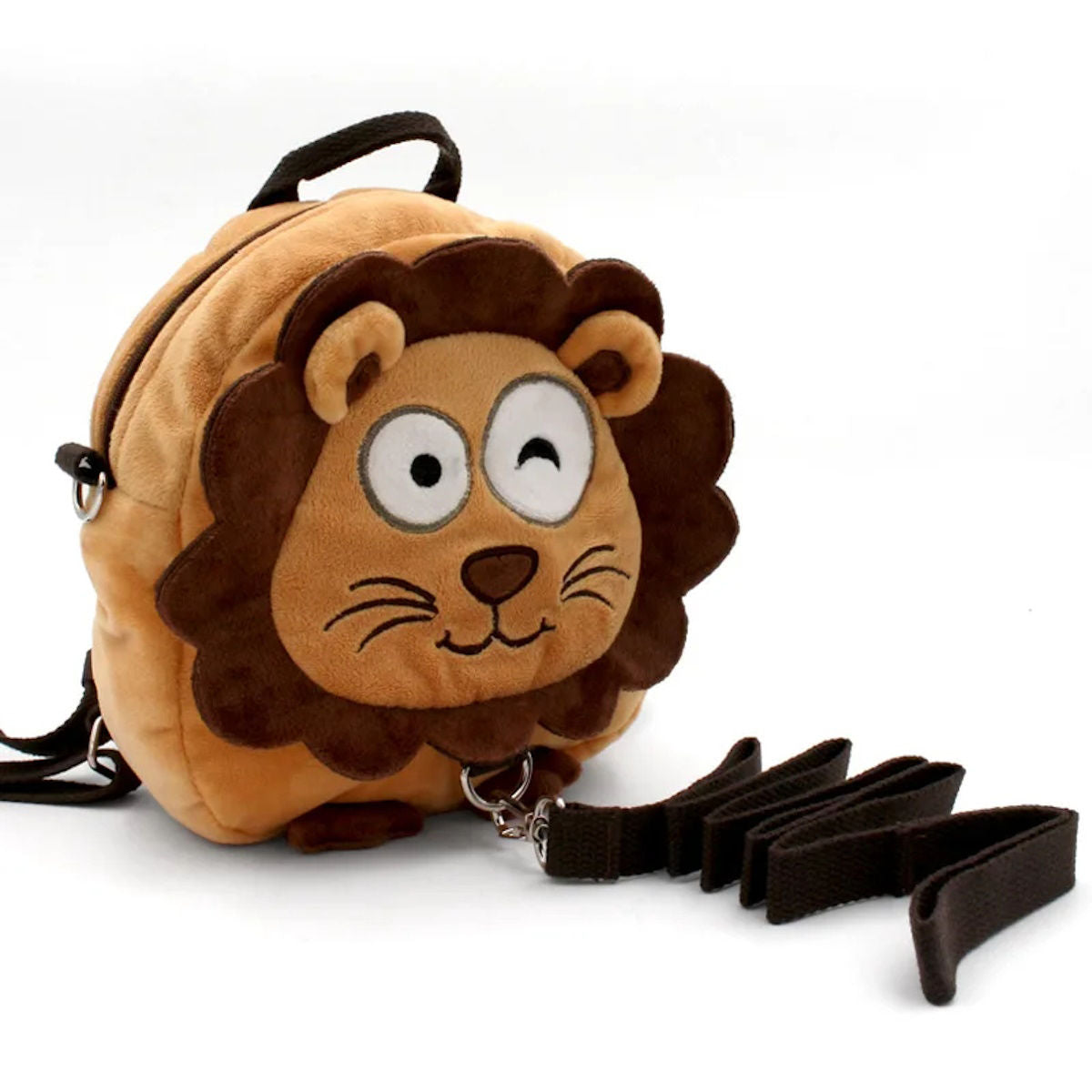 Cartoon 3D Plush Animal Kindergarten Backpack Toddlers Preschool Backpack with Leash - ChildAngle