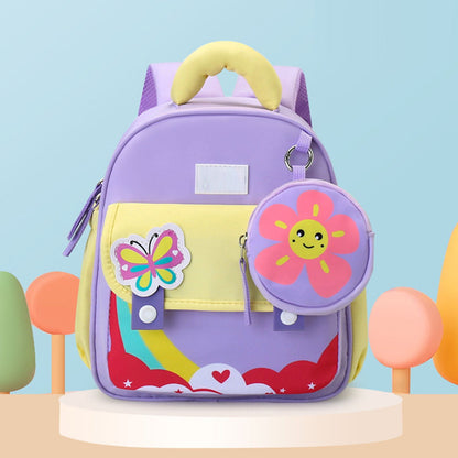 Cartoon Children Kindergarten Backpack Toddlers Preschool Backpack with Accessories - ChildAngle