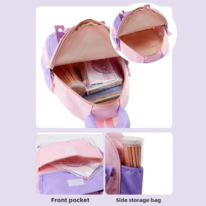 Cartoon Children Kindergarten Backpack Toddlers Preschool Backpack with Accessories - ChildAngle