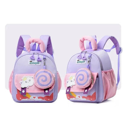 Cartoon Children Kindergarten Backpack Toddlers Preschool Backpack with Accessories - ChildAngle