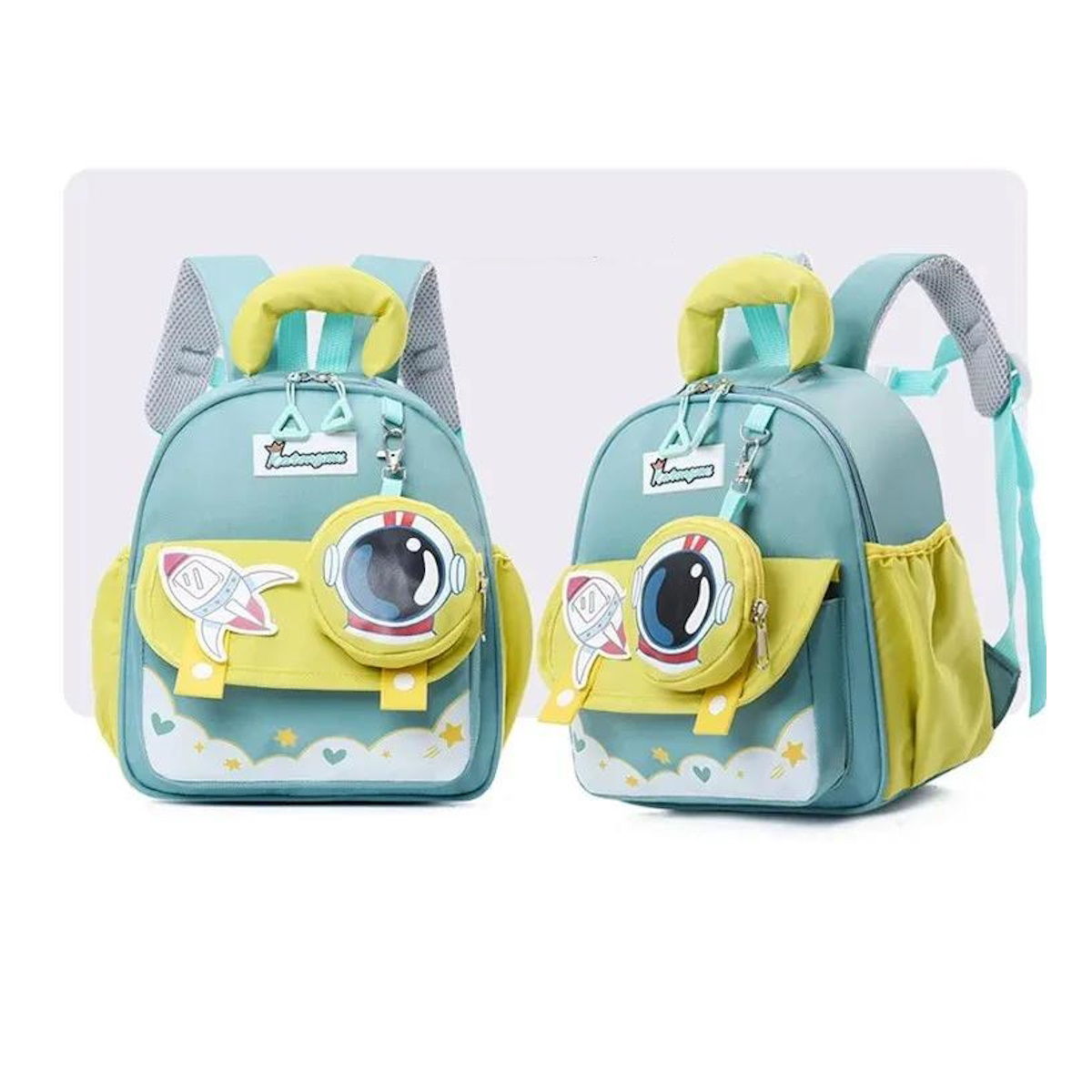 Cartoon Children Kindergarten Backpack Toddlers Preschool Backpack with Accessories - ChildAngle
