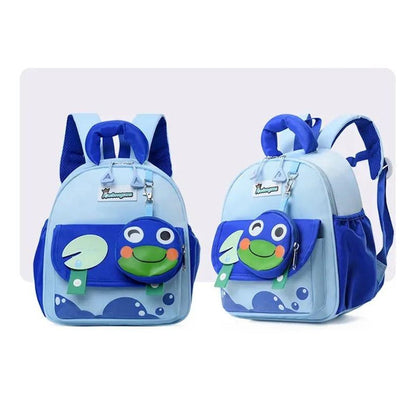 Cartoon Children Kindergarten Backpack Toddlers Preschool Backpack with Accessories - ChildAngle