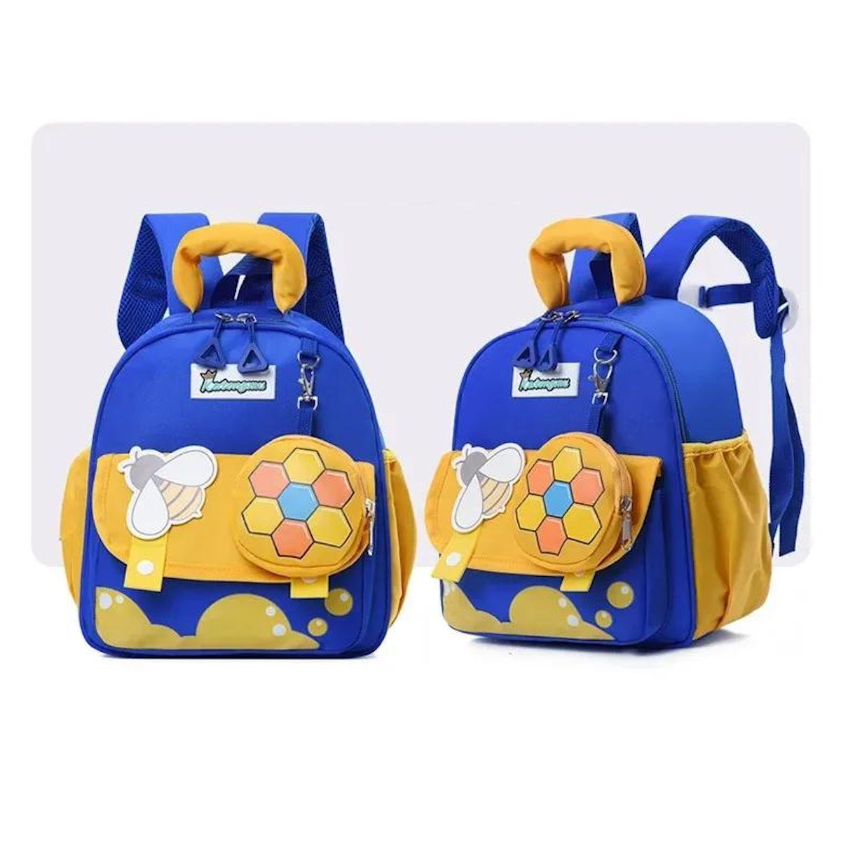 Cartoon Children Kindergarten Backpack Toddlers Preschool Backpack with Accessories - ChildAngle
