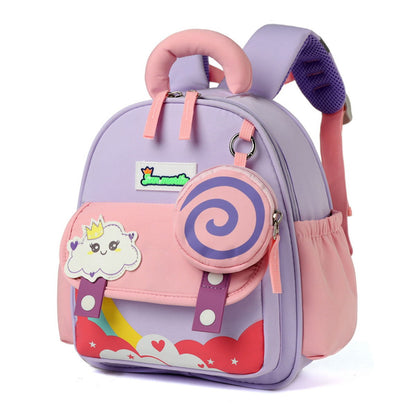 Cartoon Children Kindergarten Backpack Toddlers Preschool Backpack with Accessories - ChildAngle