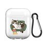 Cat AirPod Case Cartoon Cat TPU Earphone AirPods Case