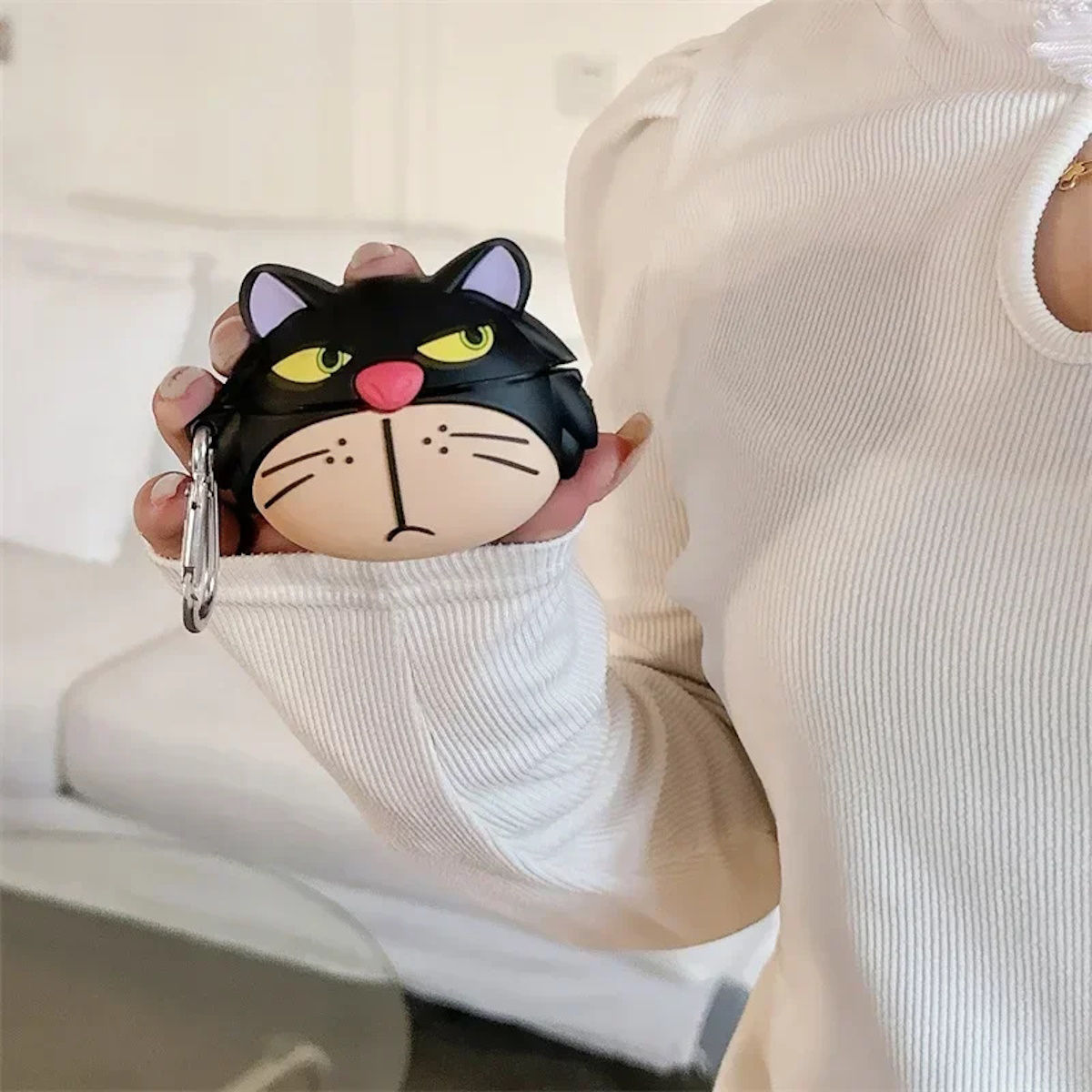 AirPods Pro 3 AirPods 4 Cat AirPod Case Cartoon Cat TPU Earphone AirPods Case - ChildAngle