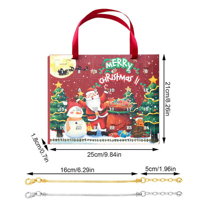 Charm Bracelet Advent Calendar Jewelry Advent Calendar Kids Advent Calendar Jewelry Set for Girls Christmas Calendar Bracelet - ChildAngle