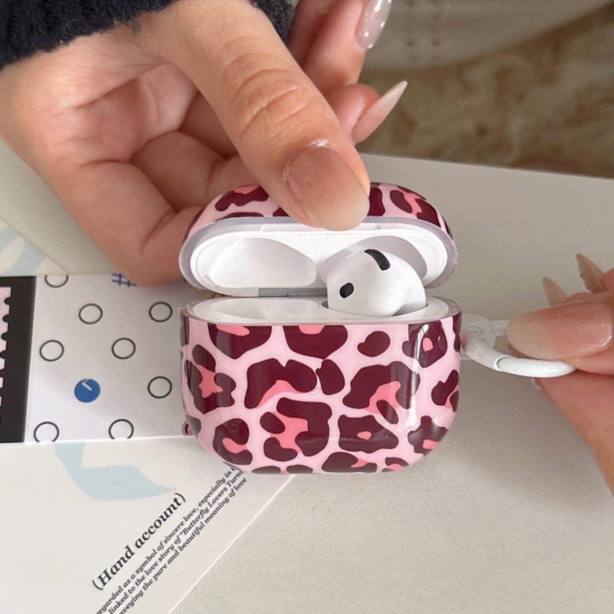 Leopard print AirPods cases - ChildAngle