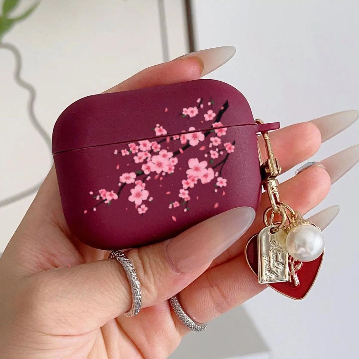 Cherry blossom AirPods Case - ChildAngle