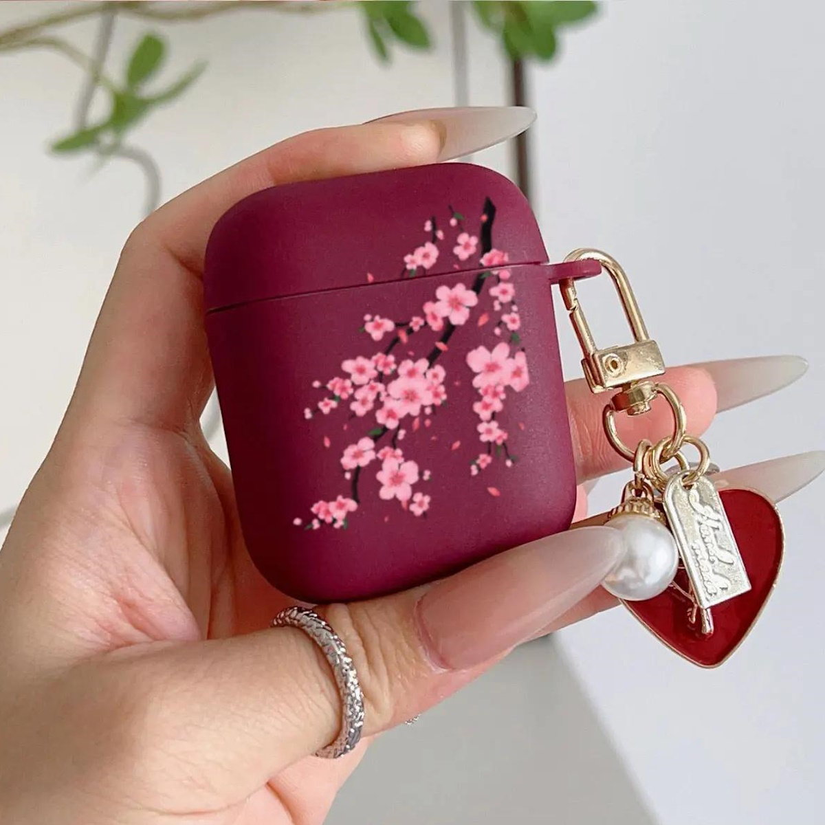 Cherry blossom AirPods Case - ChildAngle