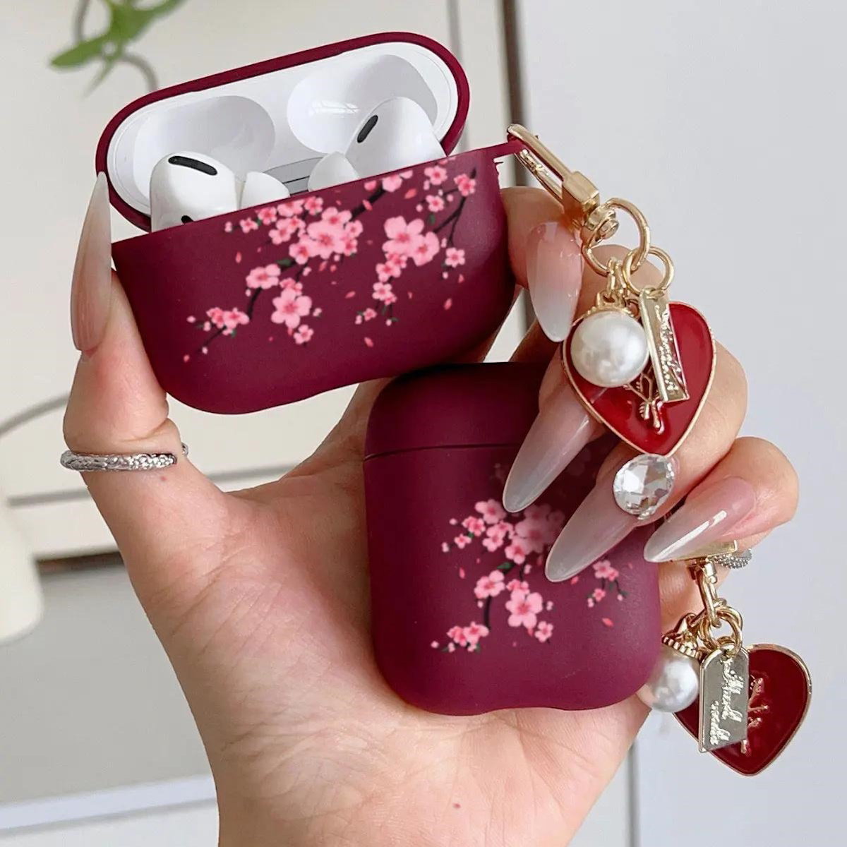 Cherry blossom AirPods Case - ChildAngle
