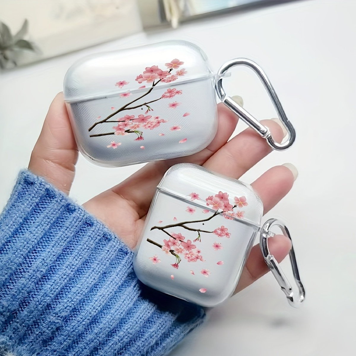 Cherry blossom AirPods Case - ChildAngle