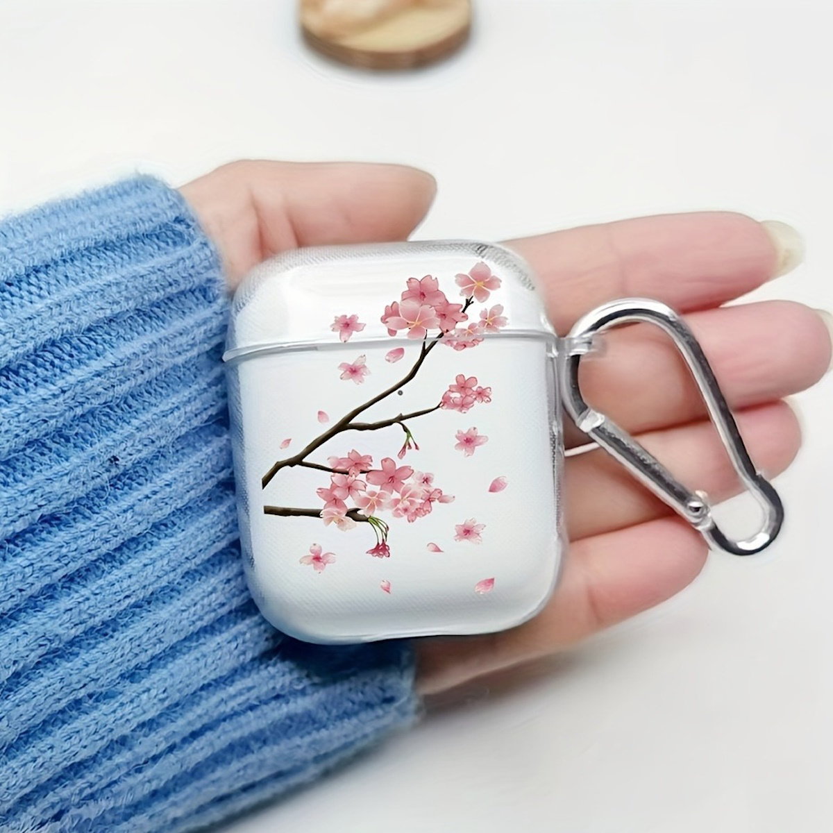 Cherry blossom AirPods Case - ChildAngle