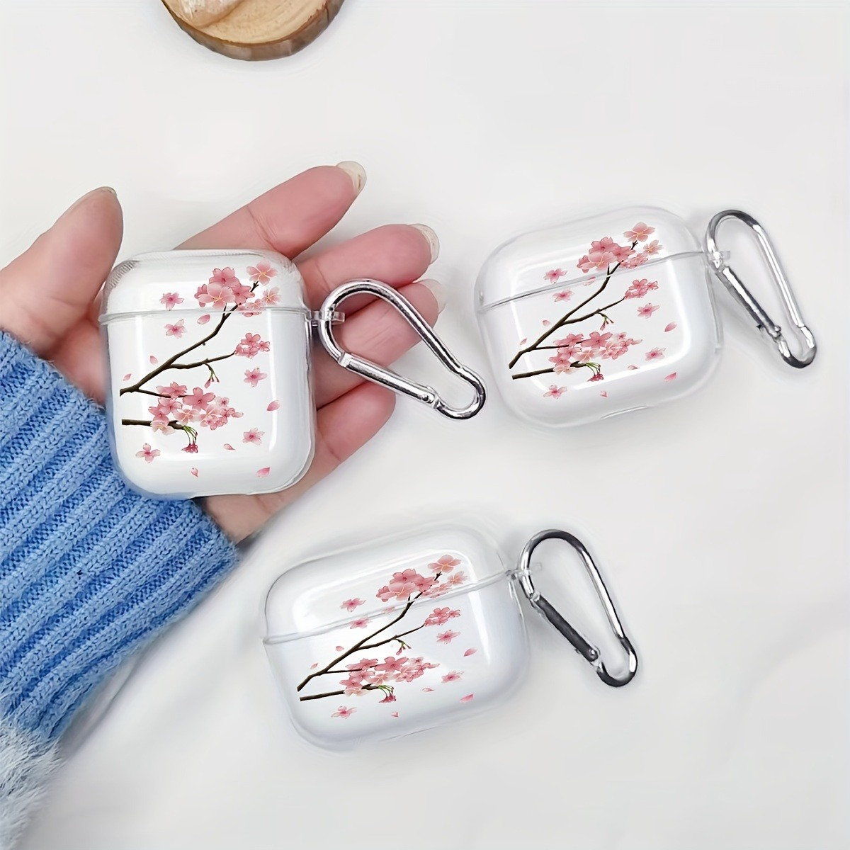 Cherry blossom AirPods Case - ChildAngle