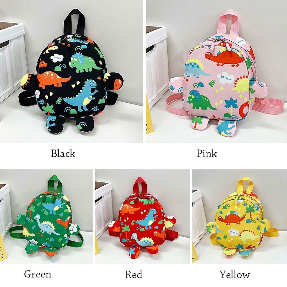 Children Cartoon Dinosaur Kindergarten Backpack Toddlers Preschool Backpack - ChildAngle