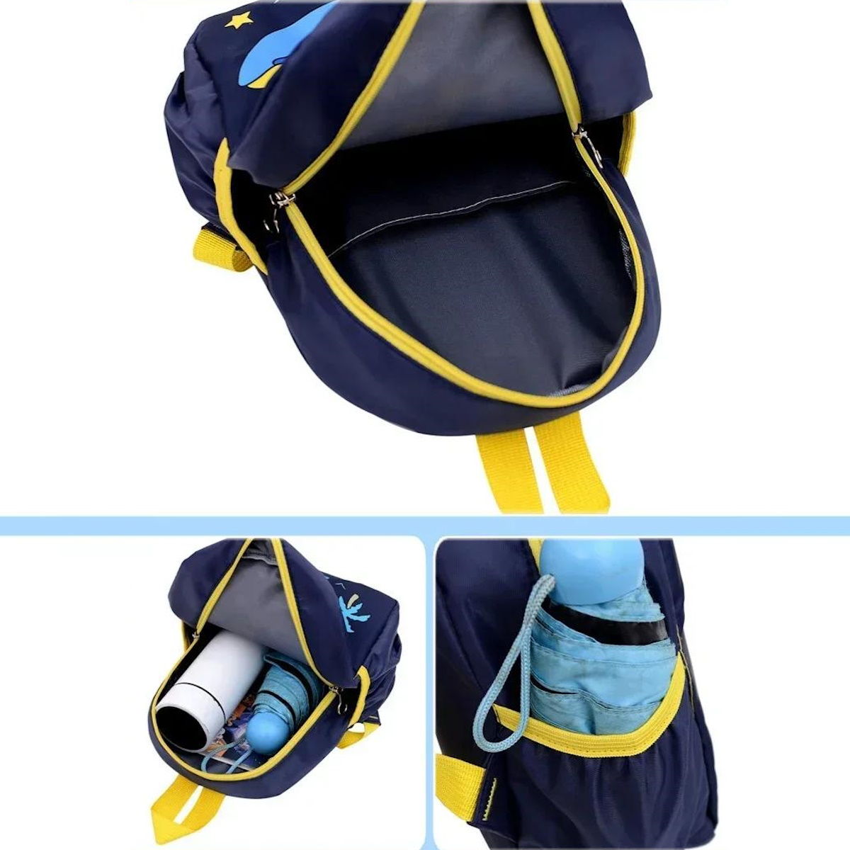 Children Cartoon Dinosaur Zoo Backpack for Kindergarten Toddlers Preschool Backpack  - ChildAngle