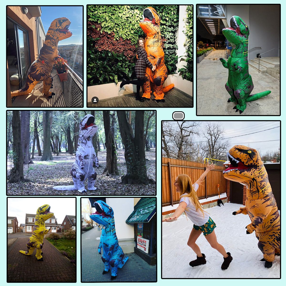 T Rex Costume Kids Inflatable Dinosaur Costume - ChildAngle