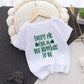 Letter Print Lucky to Be A Big Brother Childrens St. Patrick's Day Shirts - ChildAngle