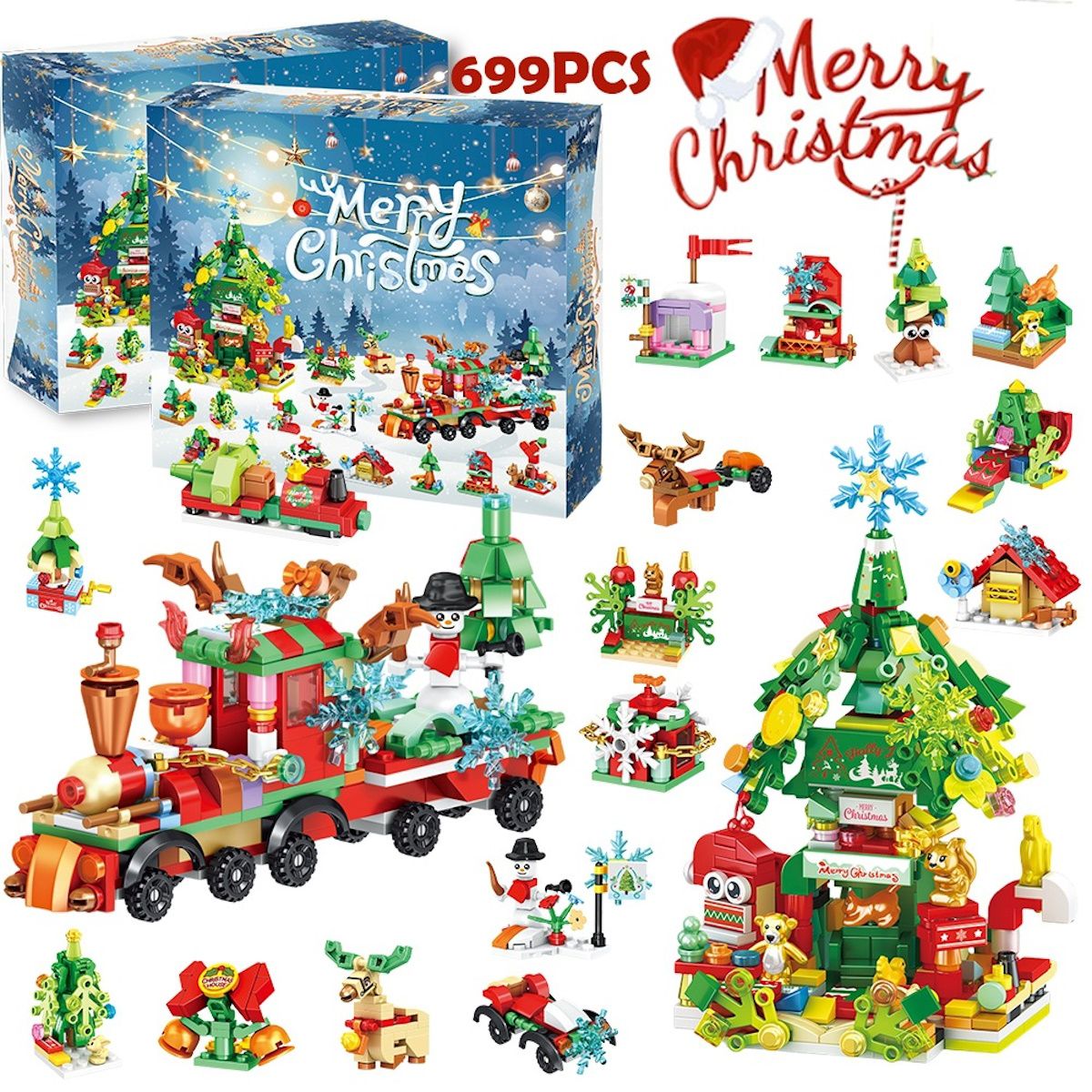 Christmas Toy Advent Calendars Building Block Advent Calendar for Kids - ChildAngle