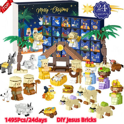 Christmas Toy Advent Calendars Building Block Advent Calendar for Kids - ChildAngle