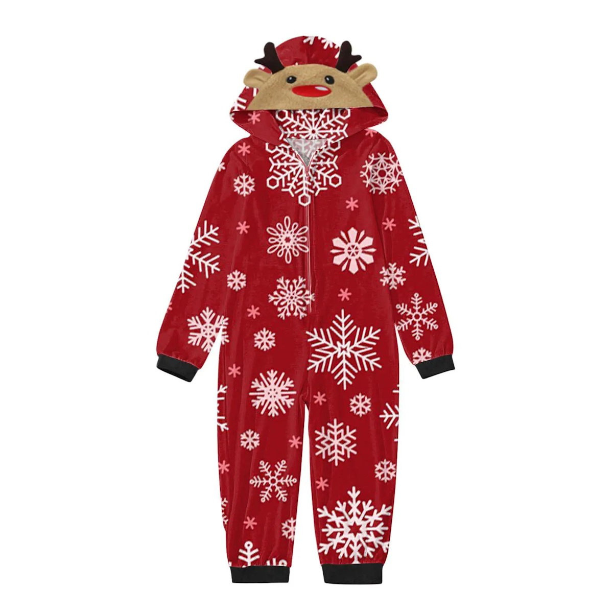 Red Snowflakes Family Matching Christmas-themed onesies Pajamas - ChildAngle