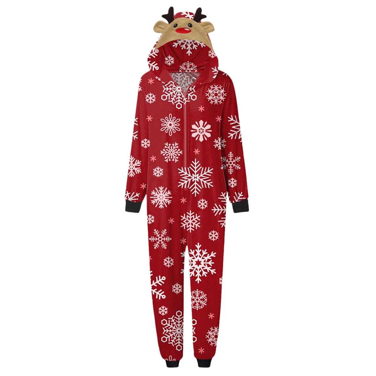 Red Snowflakes Family Matching Christmas-themed onesies Pajamas - ChildAngle