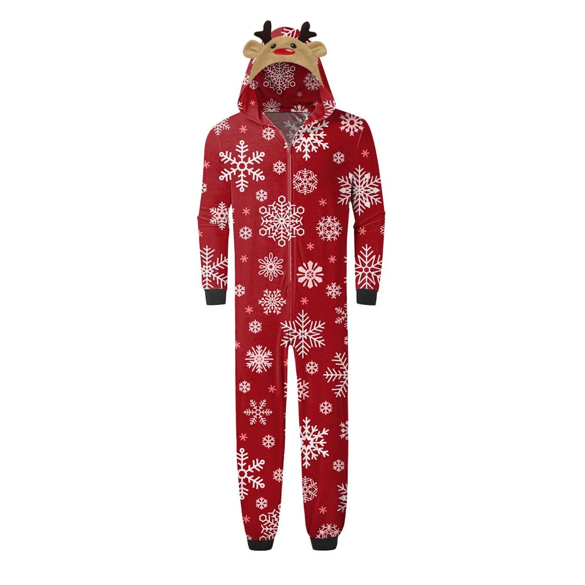 Red Snowflakes Family Matching Christmas-themed onesies Pajamas - ChildAngle