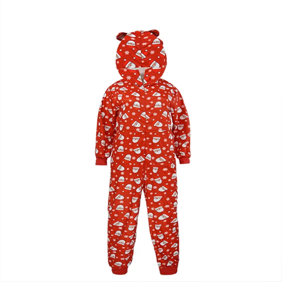 Family matching onesie santa claus Christmas pajamas set - ChildAngle Santa Claus Snowflake Onesie Family Matching Pajamas Set