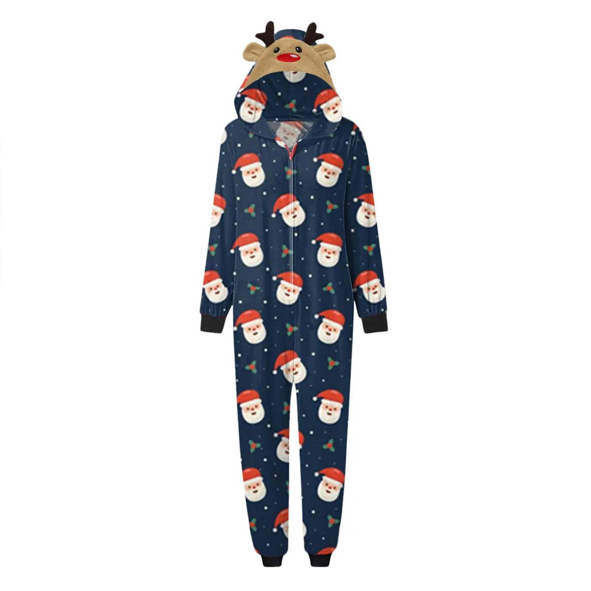 ChildAngle Allover Santa Claus Family matching Christmas-themed Onesie Pajamas 