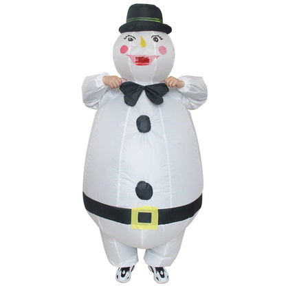 Inflatables Christmas Costume Inflatable Santa Costumes Snowman Gingerbread Man - ChildAngle