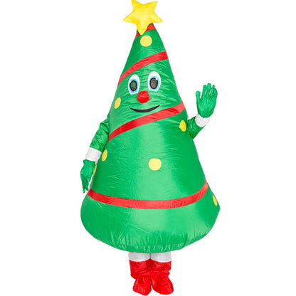 Inflatables Christmas Costume Inflatable Santa Costumes Snowman Gingerbread Man - ChildAngle