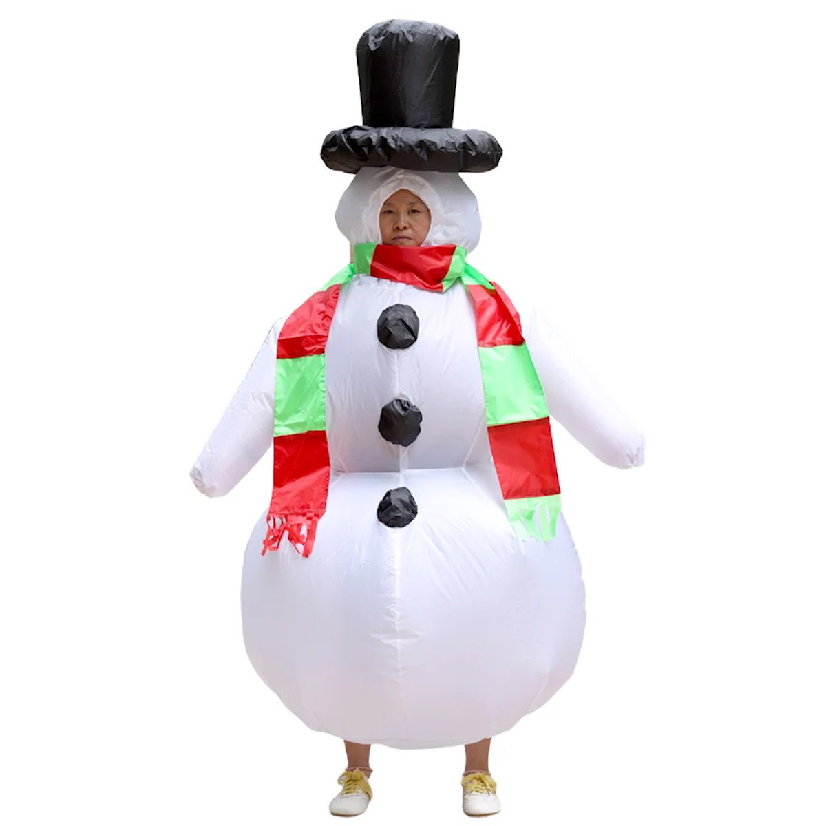 Inflatables Christmas Costume Inflatable Santa Costumes Snowman Gingerbread Man - ChildAngle