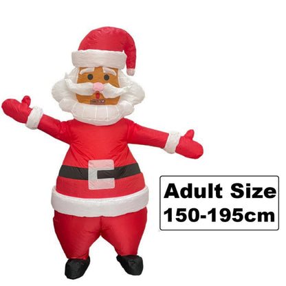 Inflatables Christmas Costume Inflatable Santa Costumes Snowman Gingerbread Man - ChildAngle
