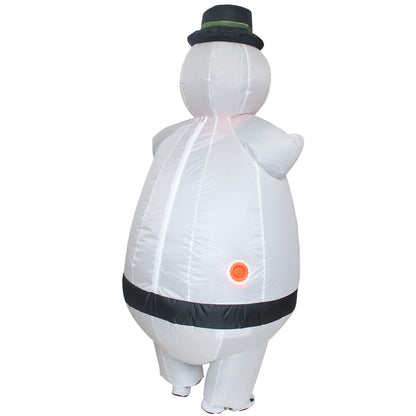 Inflatables Christmas Costume Inflatable Santa Costumes Snowman Gingerbread Man - ChildAngle