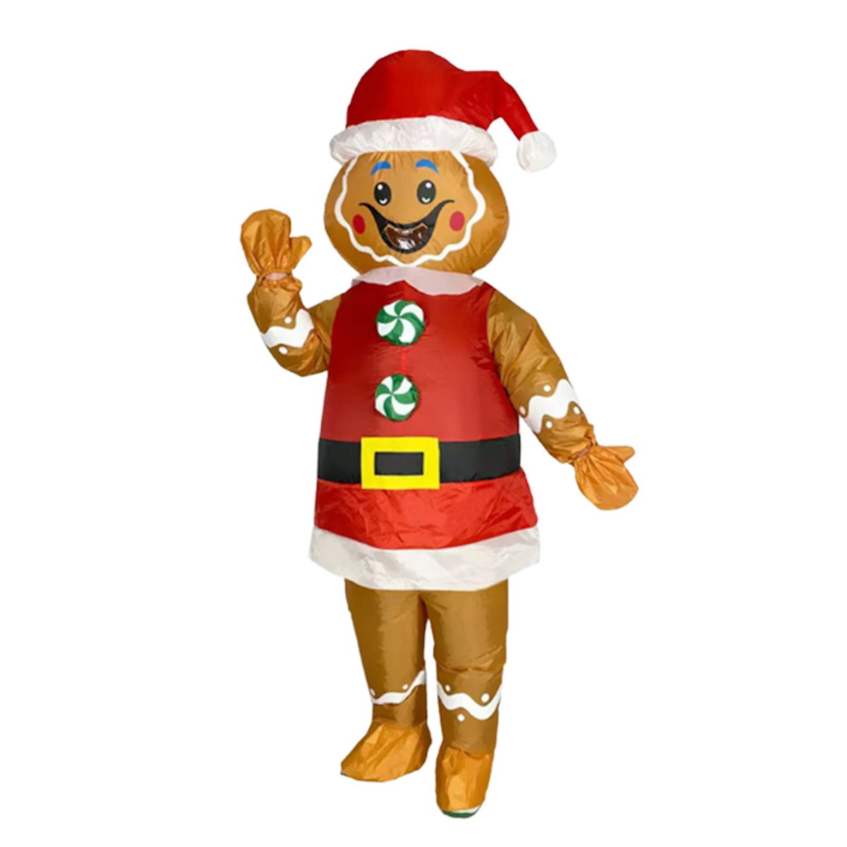 Inflatables Christmas Costume Inflatable Santa Costumes Snowman Gingerbread Man - ChildAngle