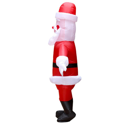 Inflatables Christmas Costume Inflatable Santa Costumes Snowman Gingerbread Man - ChildAngle