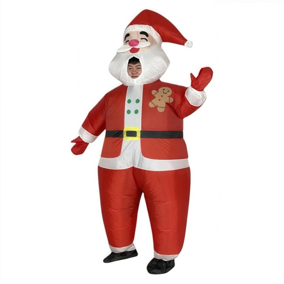 Inflatables Christmas Costume Inflatable Santa Costumes Snowman Gingerbread Man - ChildAngle