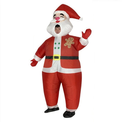 Inflatables Christmas Costume Inflatable Santa Costumes Snowman Gingerbread Man - ChildAngle